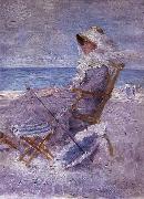 Nicolae Grigorescu, On the Sea Shore or Woman on the Sea Shore